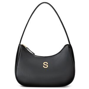 9351 Gift Shoulder Bag Clutch Tote HandBags Purses with Gold Initials